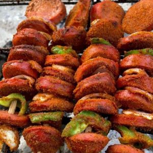 Sausage kebab